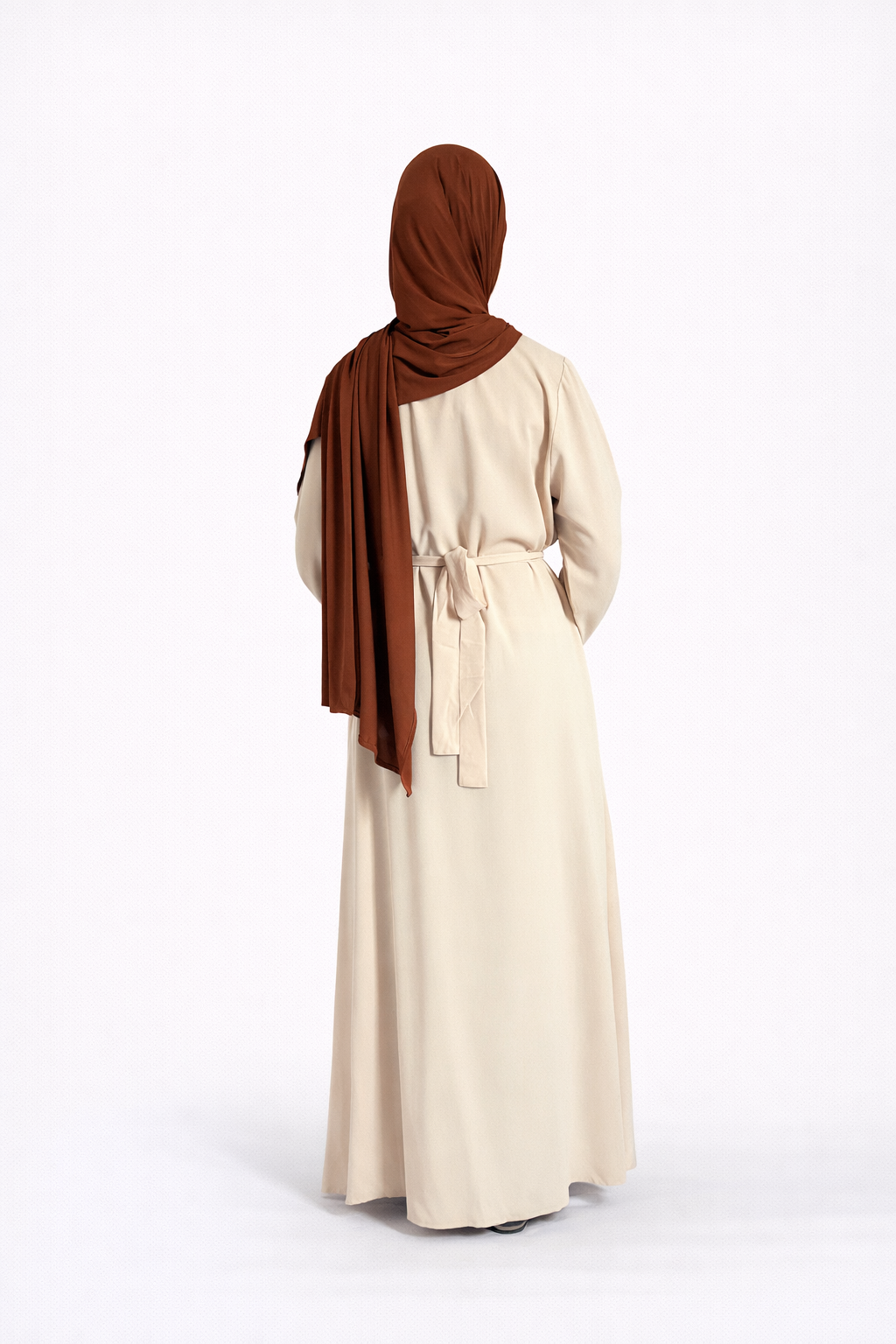 Robe Beige Abricot – Élégance Orientale & Simplicité ✨