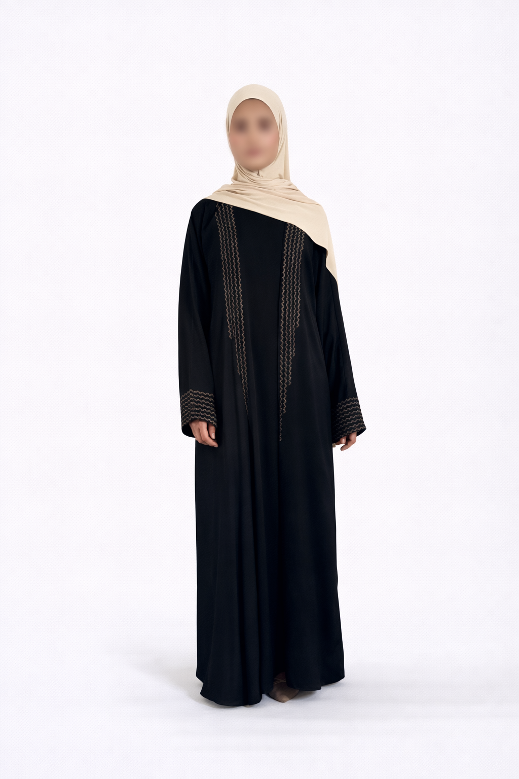 Abaya Dubai Elegance Noire ✨