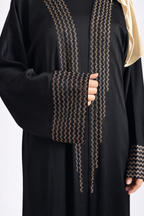 Abaya Dubai Elegance Noire ✨