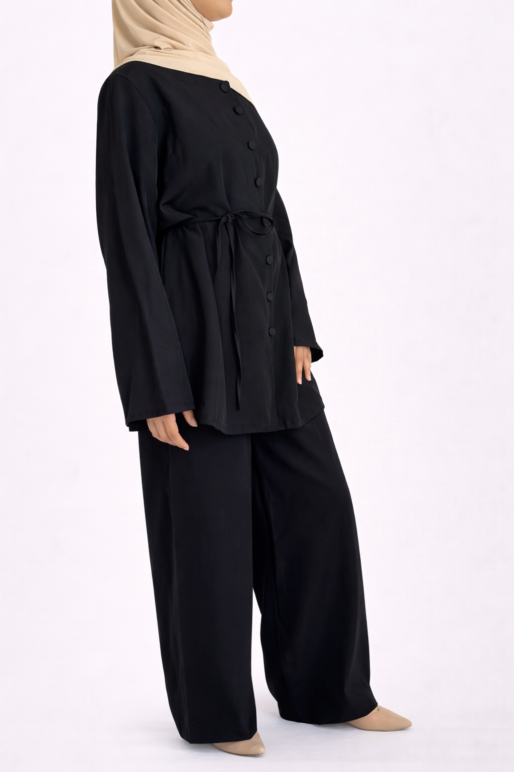 Ensemble Deux Pièces Noir – Élégance & Confort ✨