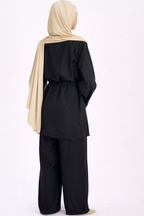 Ensemble Deux Pièces Noir – Élégance & Confort ✨